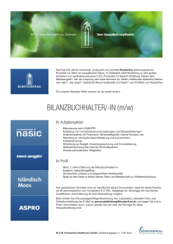 PDF - MCM Klosterfrau Healthcare GmbH