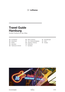 Hamburg | Lufthansa &reg; Travel Guide