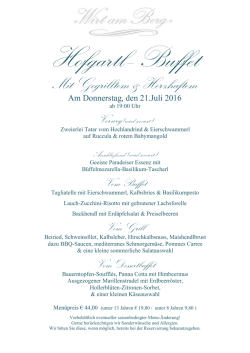 Hofgarlabend am 21.Juli 2016