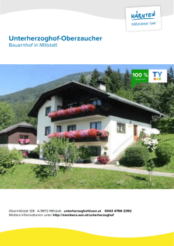 Unterherzoghof-Oberzaucher in Millstatt
