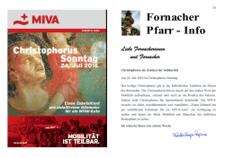 Info - Pfarre Fornach