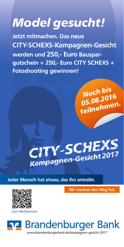 Model gesucht! - Meetingpoint Brandenburg