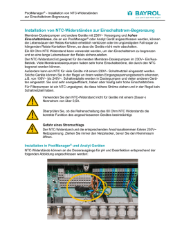 Installation von NTC-Widerst&auml;nden zur - pm5