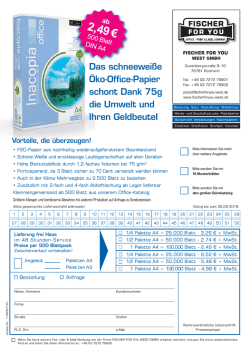 weitere Infos - Fischer For You West GmbH