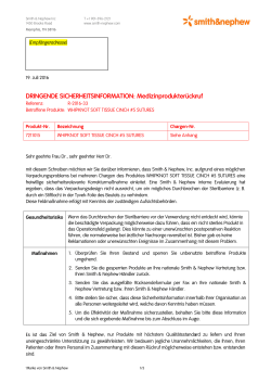 DRINGEN NDE SICHE ERHEITSIN NFORMAT TION: Med