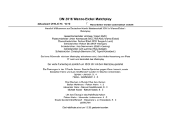 DM 2016 Wanne Matchplay