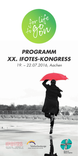 Ein Blick ins Tagungsprogramm