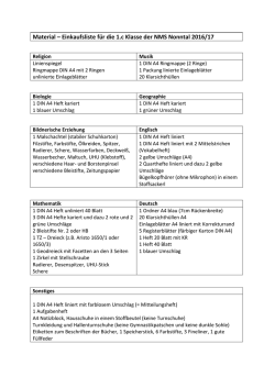Einkaufsliste 1c 2016 / 17