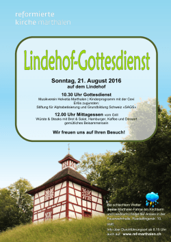 Lindehof-Gottesdienst