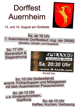 Dorffest Auernheim