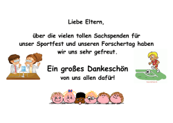 Ein gro&szlig;es Dankesch&ouml;n - Fred-Vogel