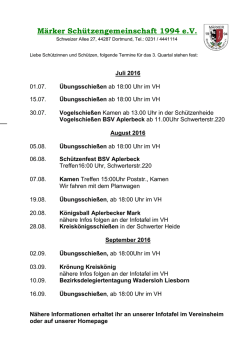 M&auml;rker Sch&uuml;tzengemeinschaft 1994 eV