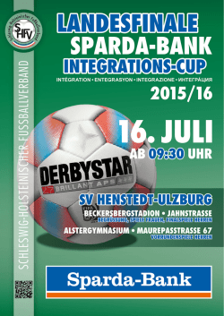 Spielplan - VfR Horst