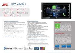 KW-V820BT - mobilplus.com