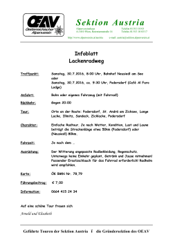 Heideradweg - Leitha-Auen