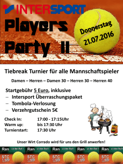 Players Party 2016