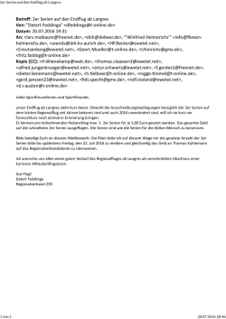 2er Serien auf den Endflug ab Langres