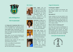 Judo-Anf&auml;ngerkurs TSV Freudenstadt