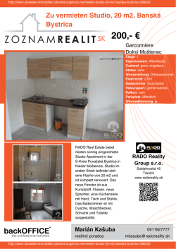 Druck - Immobilien der Slowakei