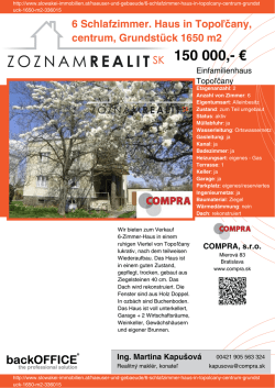 Druck - Immobilien der Slowakei