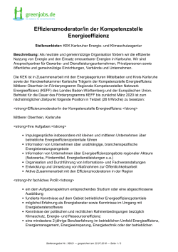 Dieses Stellenangebot als PDF speichern