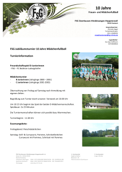 10 Jahre - FSG Zizenhausen/Hindelwangen/Hoppetenzell