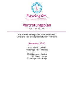 Vertretungsplan - Christiane Wolff