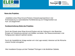 Hier investieren Europa und der Freistaat Th&uuml;ringen in die