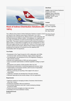 Head of Indirect Distribution Solutions (80