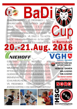 BaDiCup2016 - HSG Barnstorf