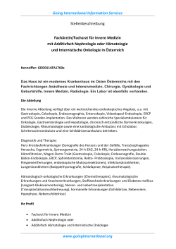 PDF Fachärztin/Facharzt für Innere Medizin mit Additivfach