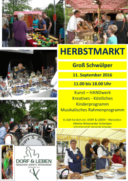herbstmarkt - Papenteicher Nachrichten
