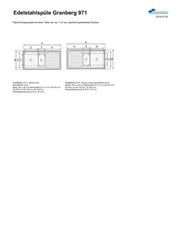 Edelstahlspüle Granberg 971