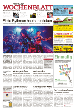 Rheingauer Wochenblatt vom 20.07.2016