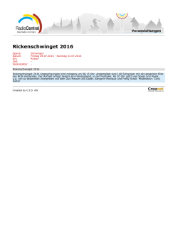 Rickenschwinget 2016