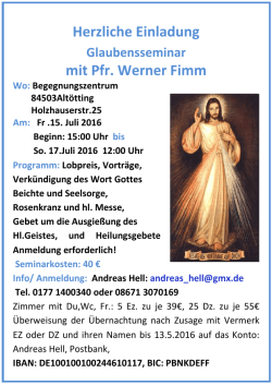 Glaubensseminar