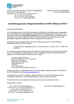 Gesamtliste Ausbildungspraxen