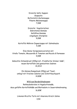Dreierlei kalte Suppen