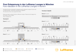 Übersicht der Lounges am Flughafen München (PDF