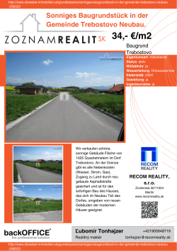 Druck - Immobilien der Slowakei