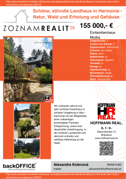 Druck - Immobilien der Slowakei