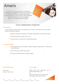 Junior Application Engineer