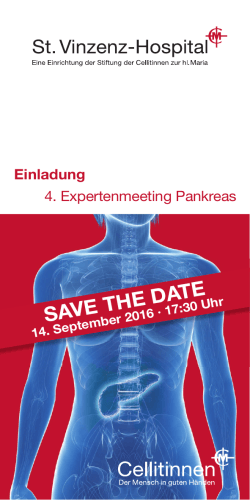 SAVE THE DATE - Anmeldung mit Fall