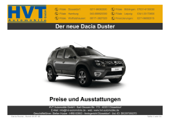 Duster - HVT Automobile GmbH