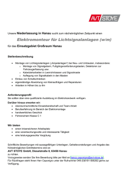 Infos - AVT STOYE GmbH