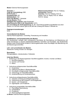 Modul - FHDW