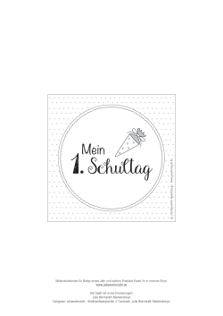 1. Schultag - Julia Wolmerath