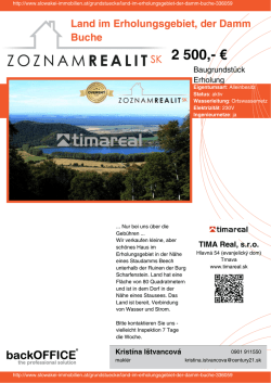 Druck - Immobilien der Slowakei