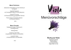 Menü Perlhuhn - Restaurant Viola