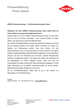 Pressemitteilung Press release